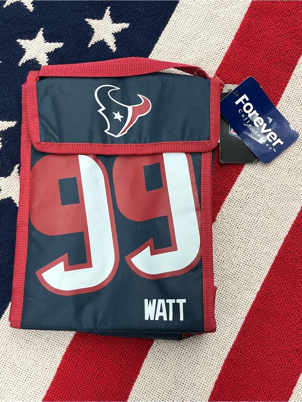 NFL Houston Texans #99 Watts Lunch Bag NWT